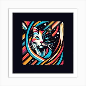 Cat In Space 1 Art Print