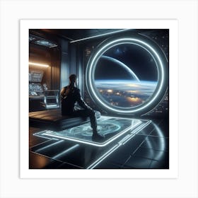 Futuristic Interior Art Print