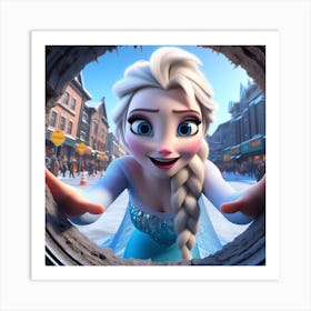 Frozen Princess Art Print