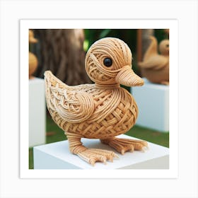 A Duck baby made of rope 2 Art Print