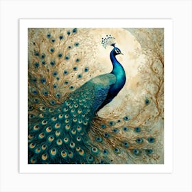 Peacock 1 Art Print