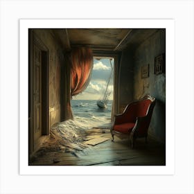 The view  Art Print