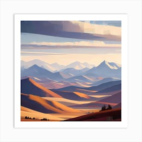 Landscape Painting 161 Art Print