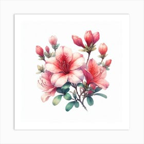 Flower of Azalea 3 Art Print