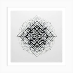 Geometric Mandala 1 Art Print