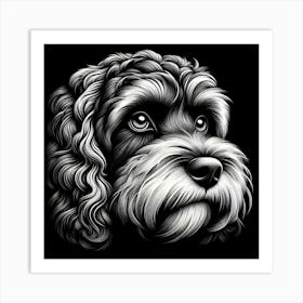 Dog Portrait 3 Art Print