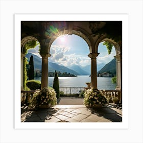 Lake Como Art Print