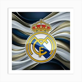 Real Madrid CF Logo Wall Art 26 Art Print