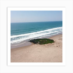 Aerial View Of A Beach 13 Art Print