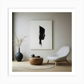 Portrait Of A Woman 6 Art Print