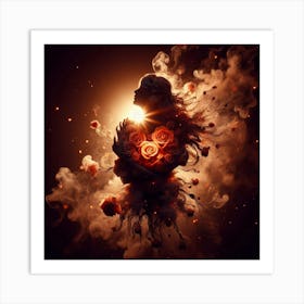 Heart Of Fire 2 Art Print