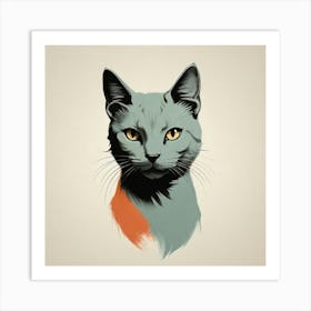 Cat Portrait Art Print