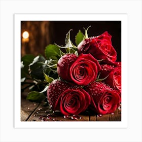 Red Roses 7 Art Print