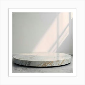 Marble Coffee Table 3 Art Print