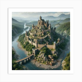 Castle On The Hill Art Print