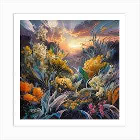 Sunset Art Print