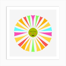 Sunshine Colorful Art Print