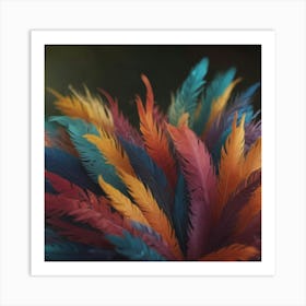 Feathers Stock Videos & Royalty-Free Footage Art Print