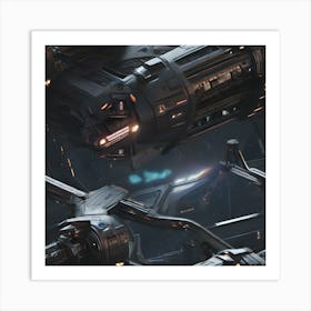 Spaceship 8 Art Print