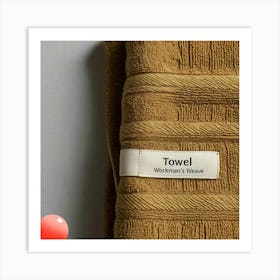 Towel design Workman's weave Art Print