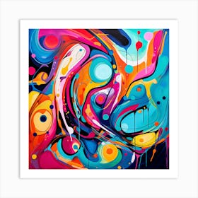 Juangisme Mindless Journey Abstract Art #8 Art Print