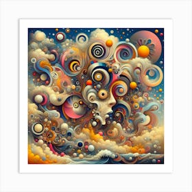 Abstract Painting, Abstract Art, Abstract Painting, Psychedelic Art, Psychedelic Art Art Print