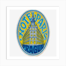 Hotel Parks Prague Art Print