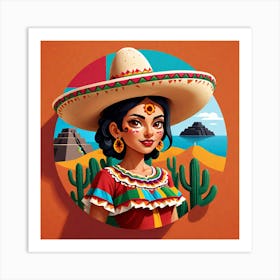 Mexican Girl 56 Art Print