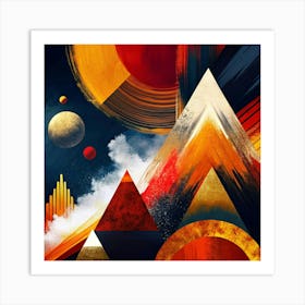 Abstract Painting 12 Art Print