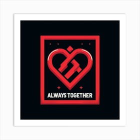 Always Together 1 Art Print