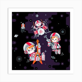 Chobopop Spacerock Art Print