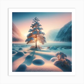 Winter Art Print