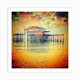 Img 4013. Colourful Fantasy Brighton West Art Print