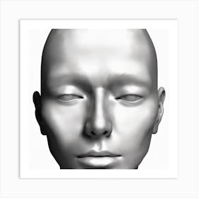 Mannequin Head Art Print