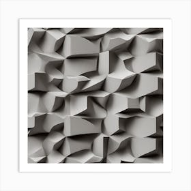 3D wall paper 2 Art Print