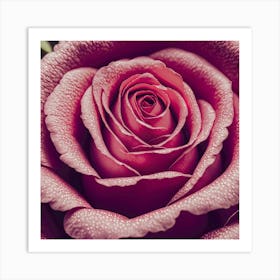 Pink Rose Art Print