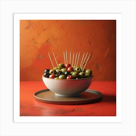 Olives In A Bowl 1 Art Print