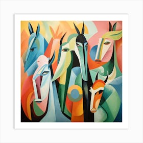 Horses Art Print