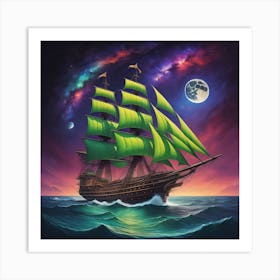 Celestial Sailors Art Print