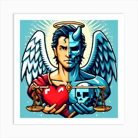 Angel Of Justice Art Print