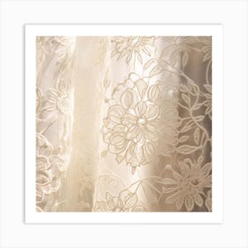 Lace Curtains 2 Art Print