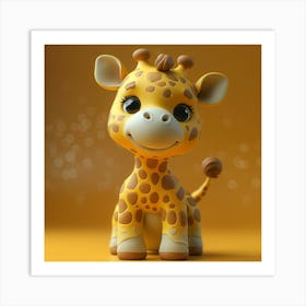 Giraffe 51 Art Print