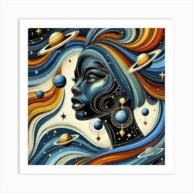 Eonithia Celestial Portrait Art Print