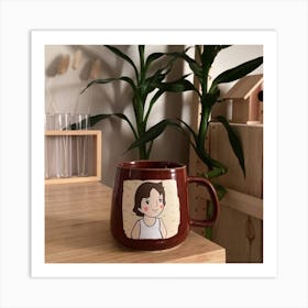 Little Girl Mug Art Print