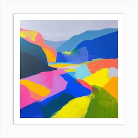Abstract Travel Collection Switzerland 3 Art Print