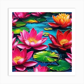 Water Lilies 7 Art Print