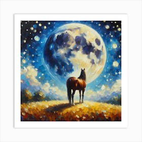 Horse portrait 1 Art Print