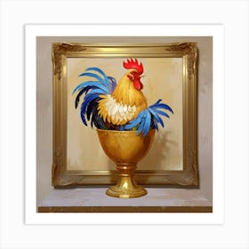 Golden Rooster Art Print