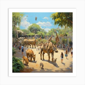 Zoo Miracle Art Print