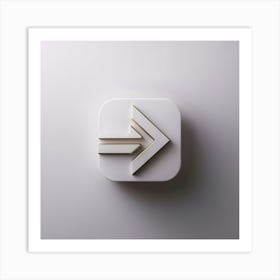 Arrow Icon 4 Art Print